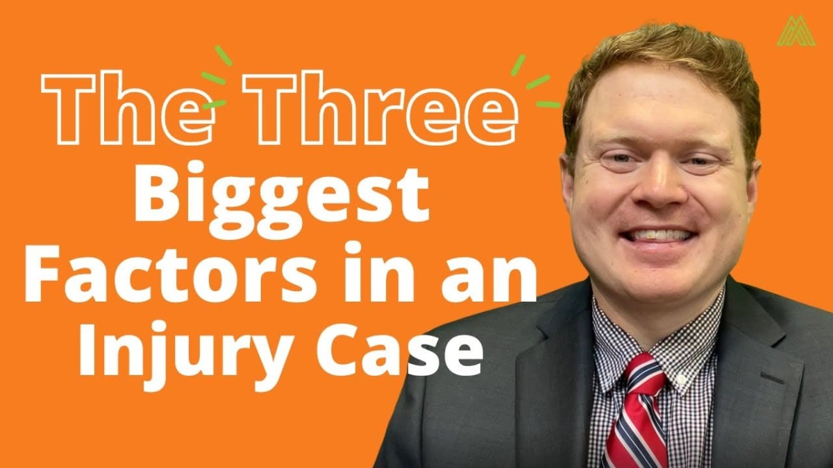 The Three Biggest Factors In An Injury Case